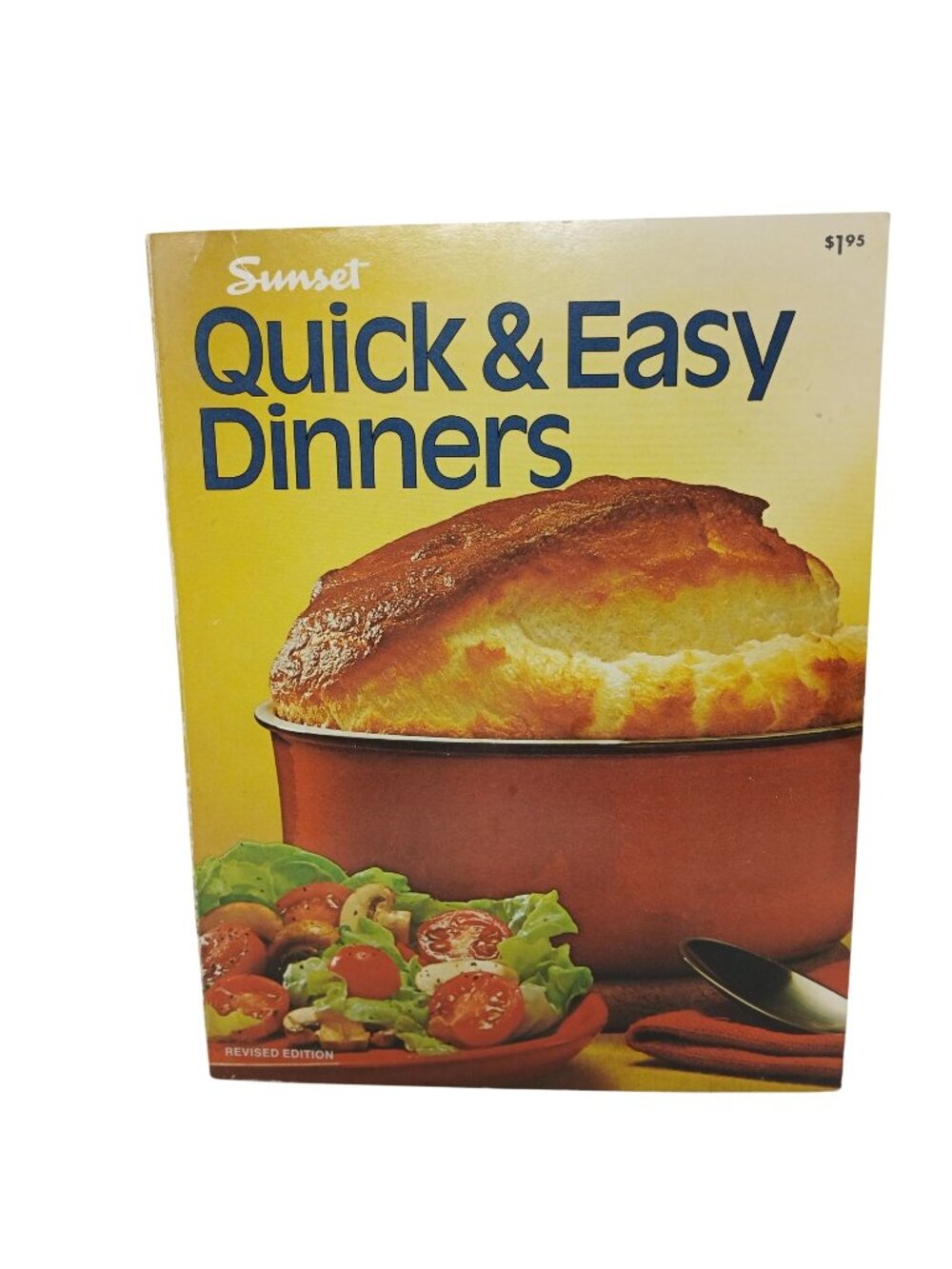 Sunset Quick & Easy Dinners Revised Edition Cookbook 1974 3H-3